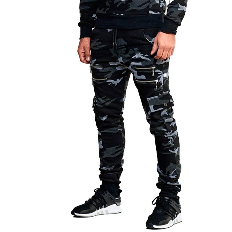 Men's Casual Camo Slim Pants 93786754YM