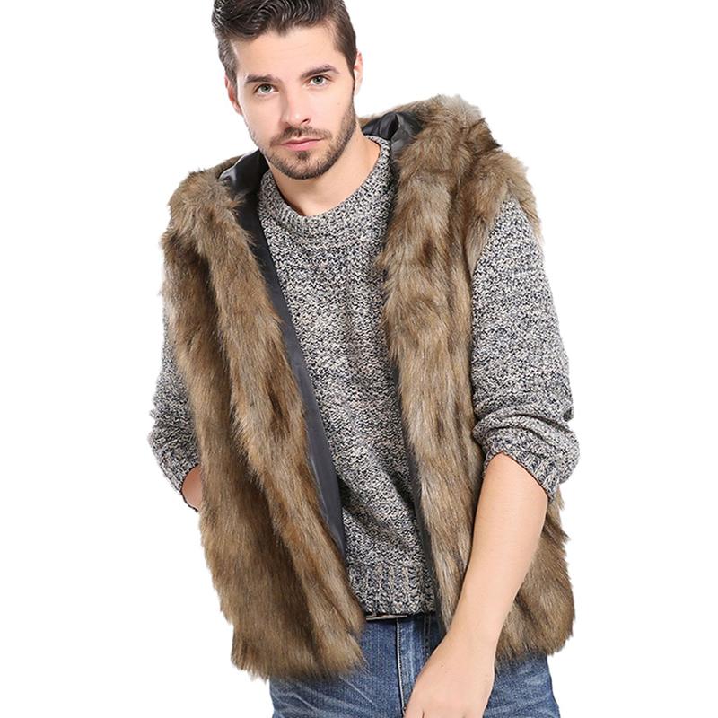 Men's Faux Fur Vest 44162999YM