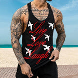 Men's LIVE LIFE LAUGH Muscle Casual Fit Tank 63499102YY