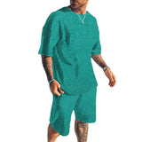 Men's Solid Color Beach Suit 52801026YM