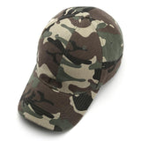 Men's Camouflage Baseball Cap Outdoor Sun Visor Peaked Cap 28364510L