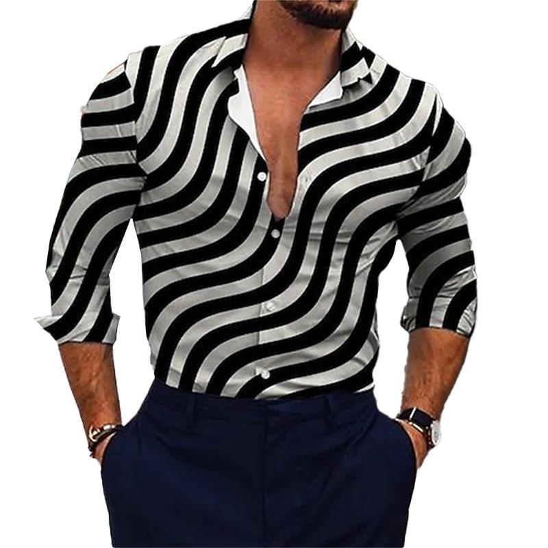 Men's Casual Long Sleeve Shirt 07753797YM