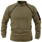 Men's Stand Collar Fleece Thermal Hoodie 44120849L