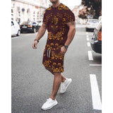 Men's Casual Printed 2 Piece Casual Sets 57737096YY