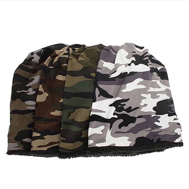 Camouflage Plus Fleece Warm Pullover Hat 57010455YM