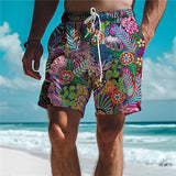Men's 3D Printed Hawaii Beach Shorts 51176844YY