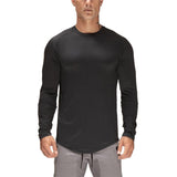 Men's Long Mesh Breathable Sports Fitness T-shirt 98416449L