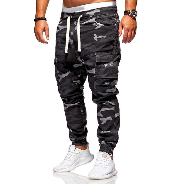 Men's Camouflage Lace Casual Sports Cargo Pants 07351394L