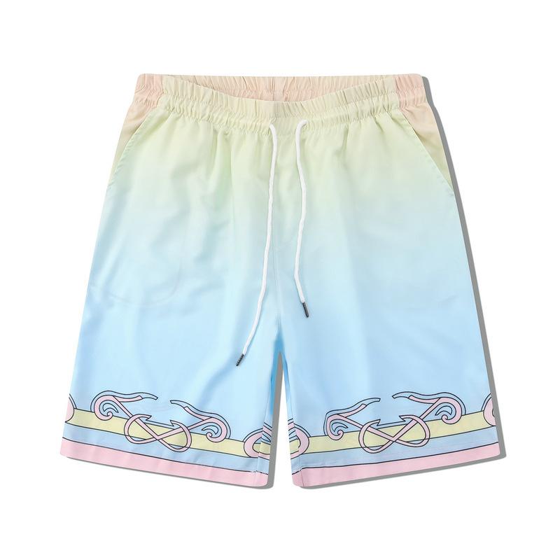 Men's 2 Pice Retro Printed Hawaii Short Sleeve Shirt and Shorts Sets 03172814YY