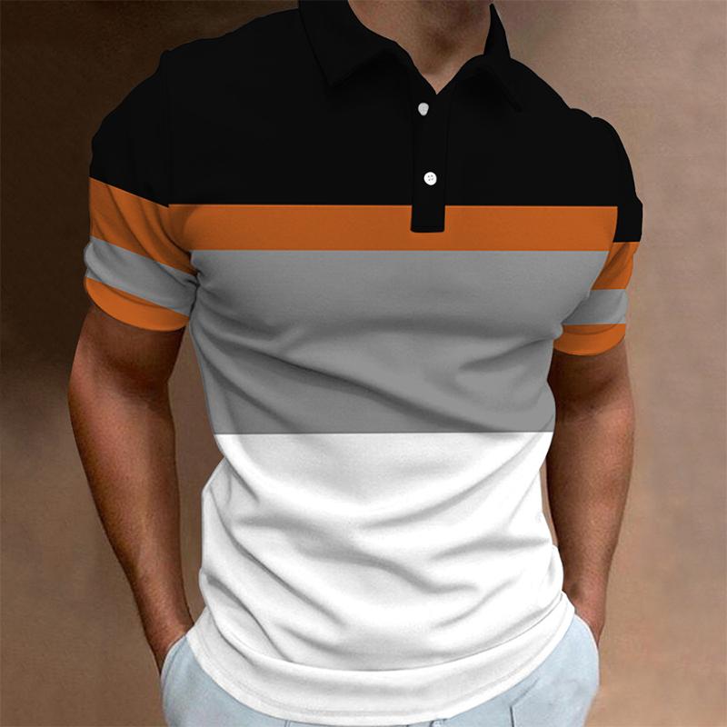 Men's New Short-sleeved POLO Shirt 13010132YM