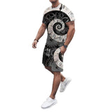 Men's Casual Printed 2 Piece Casual Sets 57737096YY