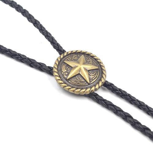 Five-pointed Star Vintage Leather Necklace 88173486YM