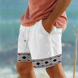 Men's Beach Print Breathable Shorts 27575705YM