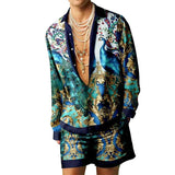 MEN'S SHIRT SHORTS SUIT  62138733YM