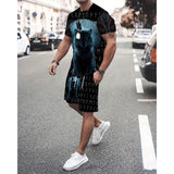 Men's Casual Printed 2 Piece Casual Sets 57737096YY