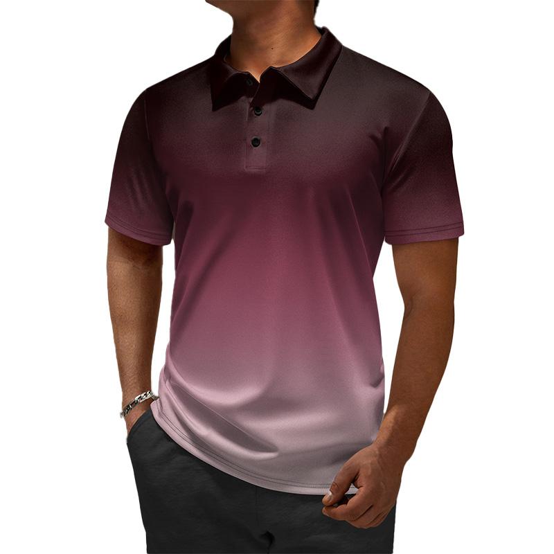 Men's Lapel Casual Short Sleeve POLO 36974982YM