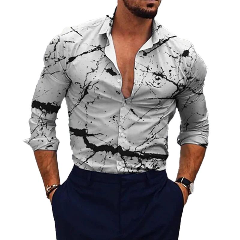 Men's Casual Long Sleeve Shirt 07753797YM