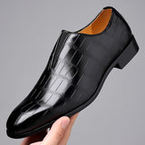Men's Textured Casual Leather Shoes 69216372L