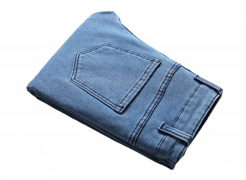 Men's Fleece Warm Jeans Straight Slim Fit Thickened Denim Trousers 33976921L