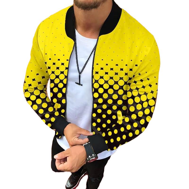 Men's Casual Printed Jacket 74414379L