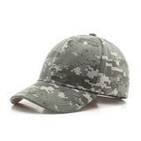 Men's Camouflage Baseball Cap Outdoor Sun Visor Peaked Cap 28364510L