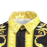 Men's Baroque Palace Print Long Sleeve Shirt 07966740L