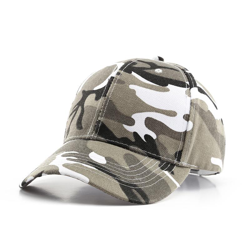 Men's Camouflage Baseball Cap Outdoor Sun Visor Peaked Cap 28364510L