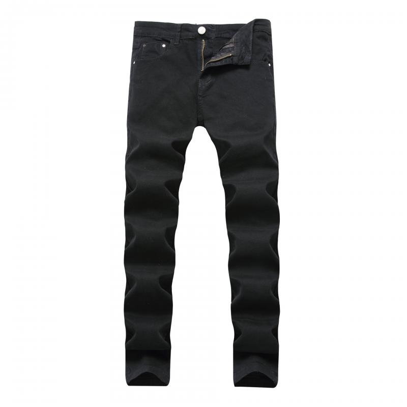 Men's Elastic Slim Fit Nostalgic Jeans 82587579L