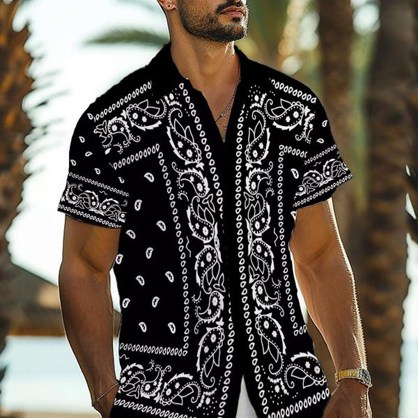 Men's Printed Short Sleeve Shirt 85330699L