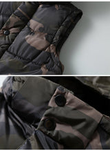 Men's Hooded Camouflage Cotton Vest 12885125L