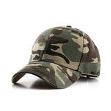 Men's Camouflage Baseball Cap Outdoor Sun Visor Peaked Cap 28364510L