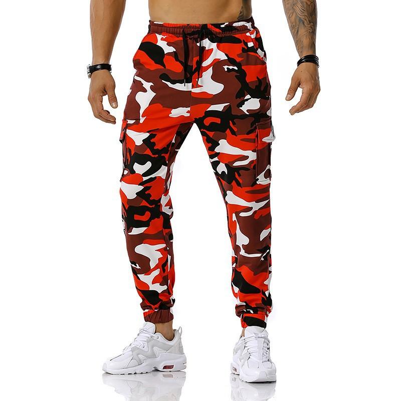 Men's Camouflage Jogging Pants Sweatpants Fitness Long Pants 20866733L