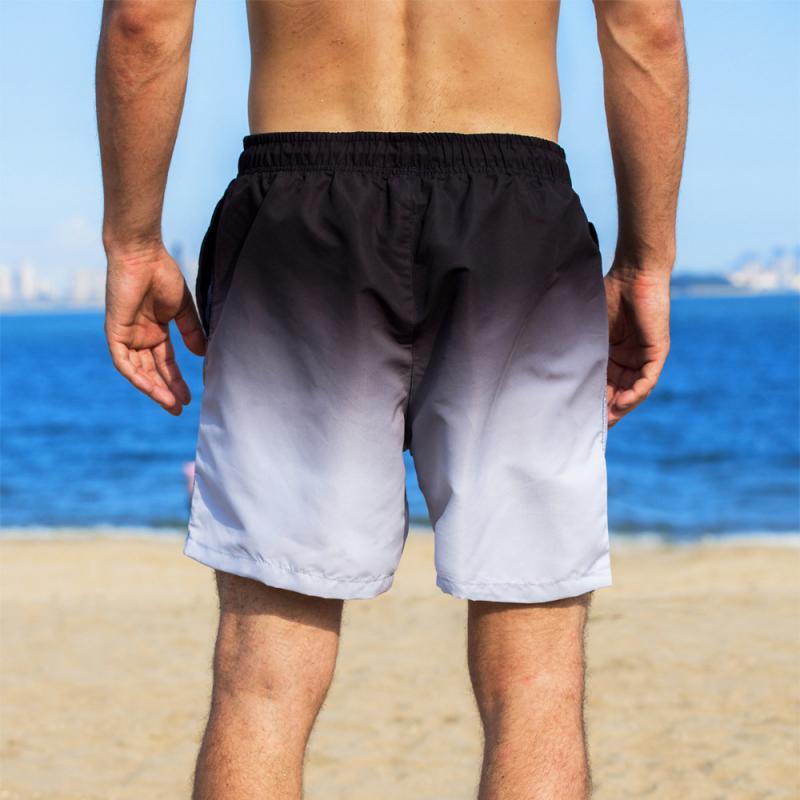 Men's Hawaiian Vacation Gradient Print Shorts 81804813L