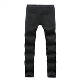 Men's Elastic Slim Fit Nostalgic Jeans 82587579L