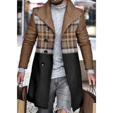 Men's lapel printed cardigan jacket 16616792L
