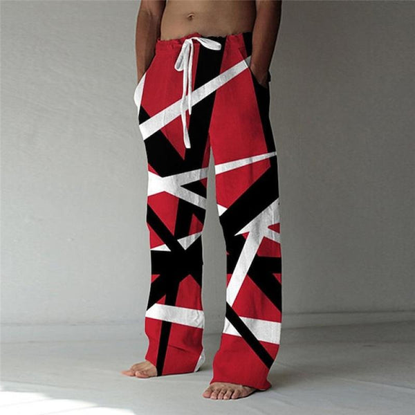 Men's Printed Casual Trousers 64089810L