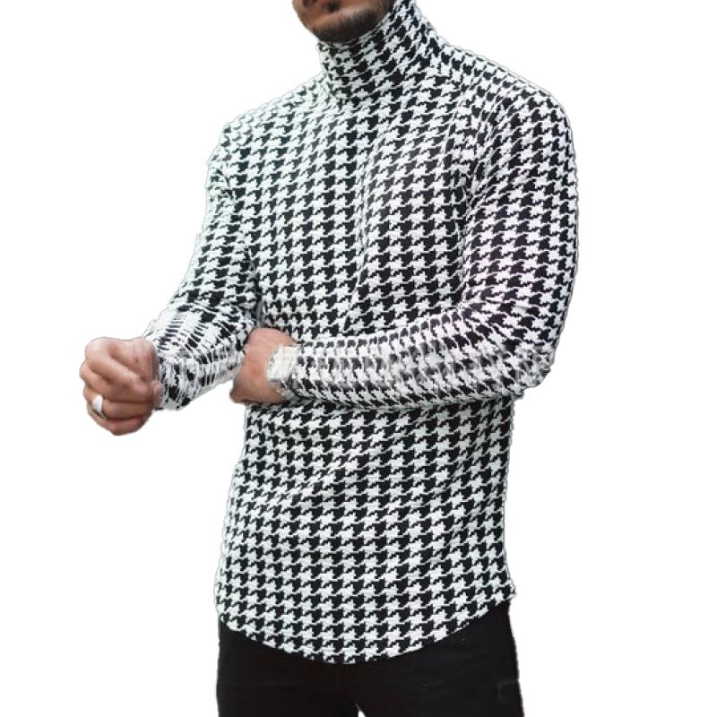 Men's Turtleneck Long Sleeve T-shirt Base Layer 69265486L