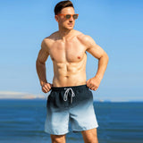 Men's Hawaiian Vacation Gradient Print Shorts 81804813L