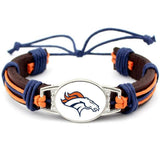 NFL National Football League Genuine Leather Bracelet 34747674L