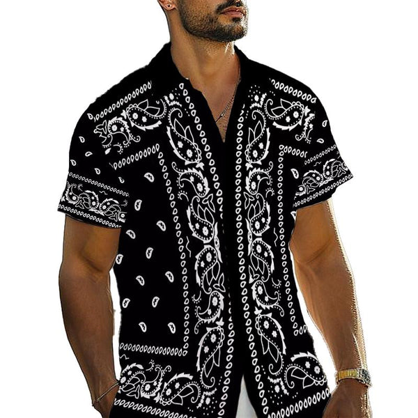 Men's Printed Short Sleeve Shirt 85330699L