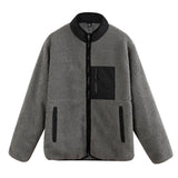 Men's Sherpa Long Sleeve Multi-pocket Jacket 33708715L
