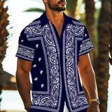 Men's Printed Short Sleeve Shirt 53419541L