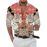 Men's Printed Long Sleeve Shirt 11759709L