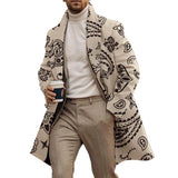 Men's Casual Printed Cardigan Coat 18751176L