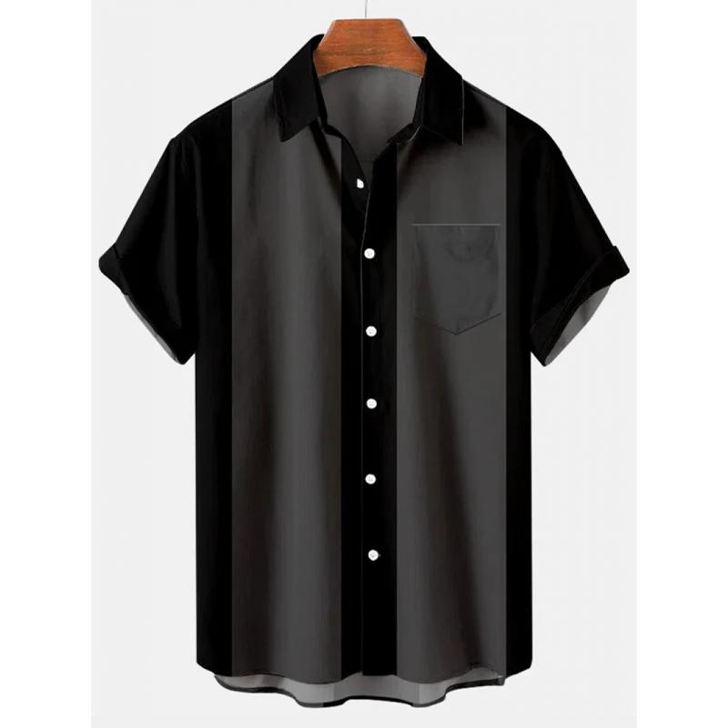 Men's Hawaiian Print Short Sleeve Shirt 61026314L