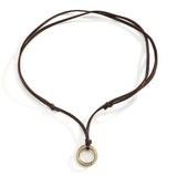 Simple Velvet Ring Retro Clavicle Necklace 00952605L