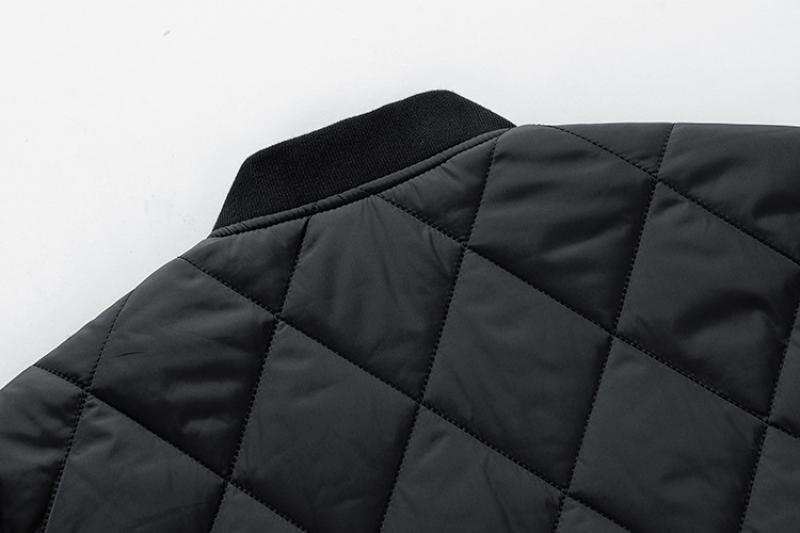 Men's Padded Slim Fit Solid Color Casual Jacket 89350723L