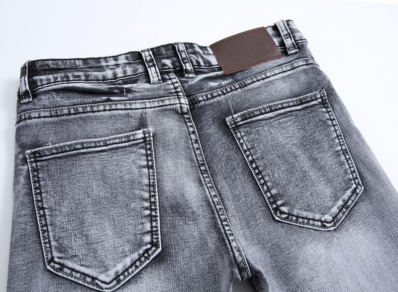 Men's Light Gray Stretch Jeans 77125036L
