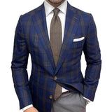 Men's Single Breasted Two Button Suit Casual Slim Suit 41516649L