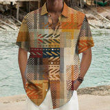 Men's Printed Short Sleeve Shirt 69951469L